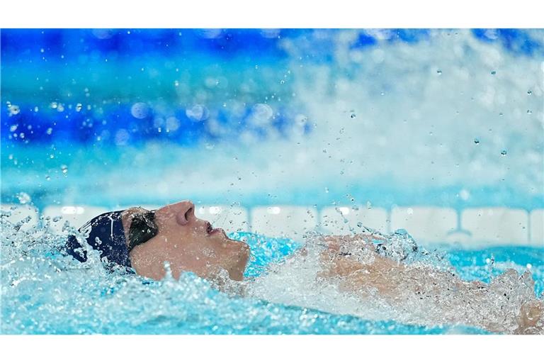 Der Schwimmer belegte den geteilten vierten Platz der Halbfinals.