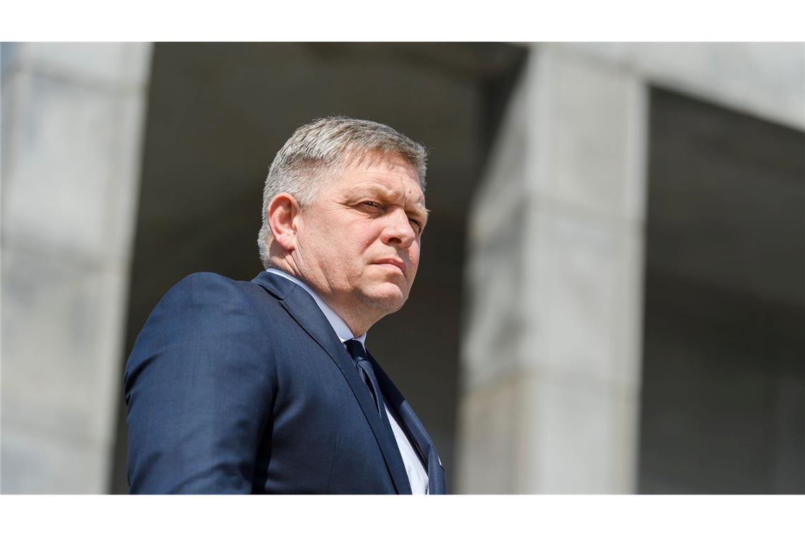 Der slowakische Regierungschef Robert Fico ist angeschossen worden (Archivbild).