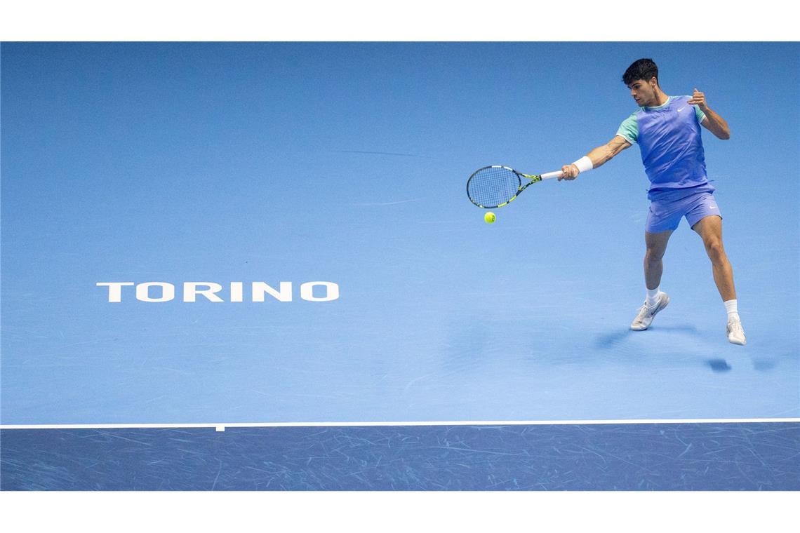 Der Spanier Carlos Alcaraz hat seinen Start in die ATP Finals verpatzt.