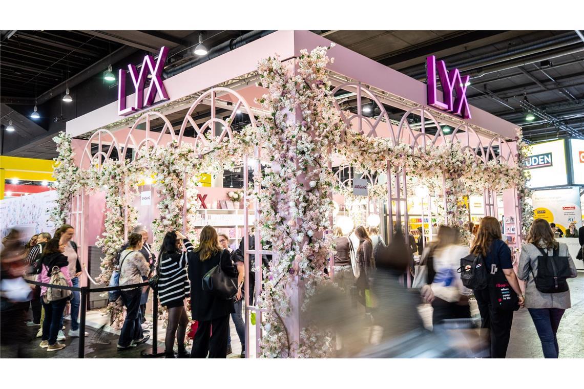 Der Stand des Lyx-Verlags auf der Frankfurter Buchmesse.