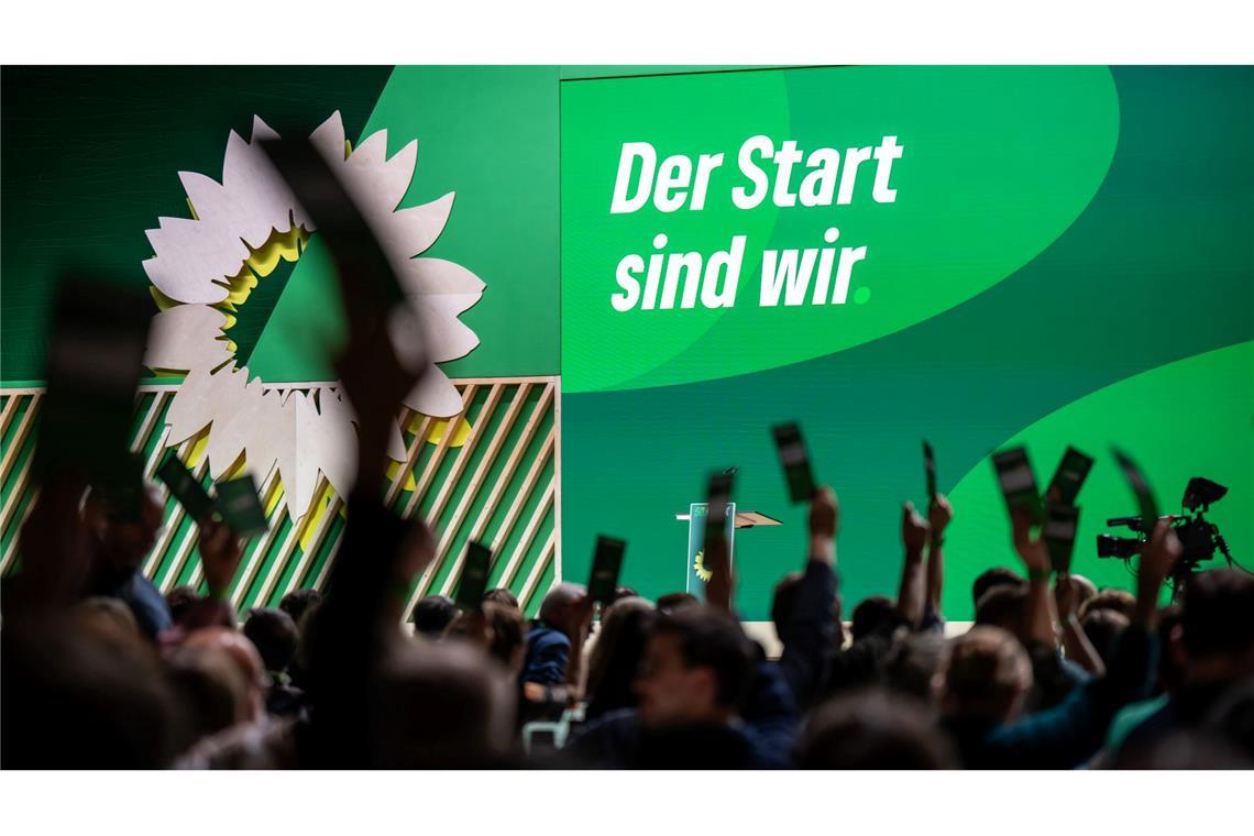 "Der Start sind wir" - unter diesem Motto stimmen sich die Grünen auf den anstehenden Bundestagswahlkampf ein.