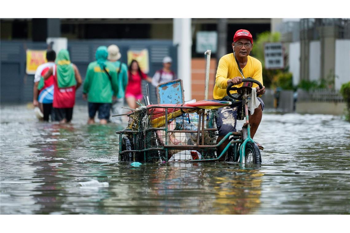 Der Sturm könnte noch einmal auf die Philippinen zurückkehren.