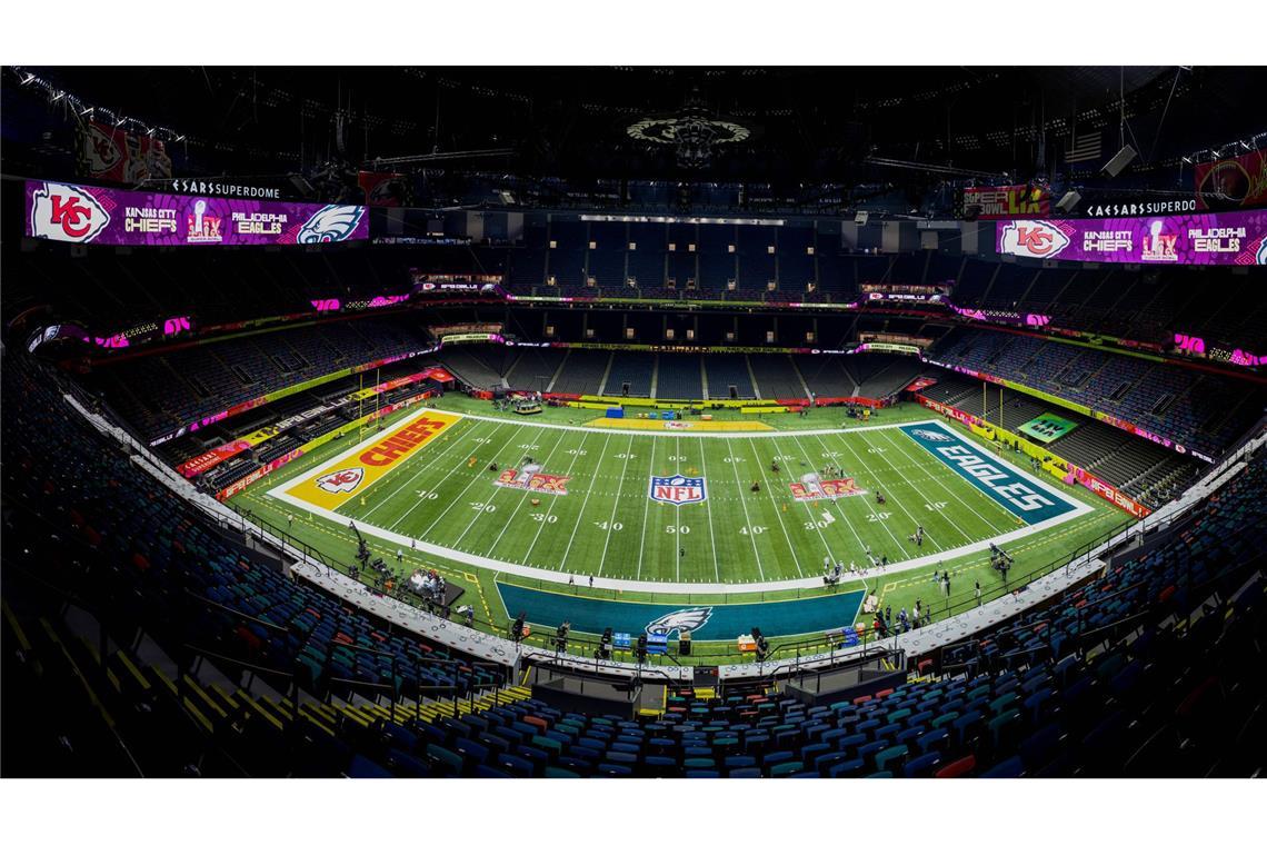 Der Super Bowl 2025 findet in New Orleans statt.