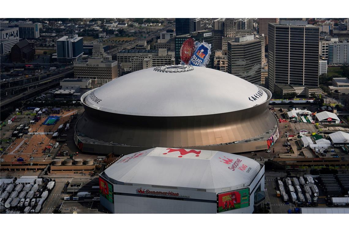 Der Superdome in Las Vegas ist schon zum achten Mal Austragungsort für einen Super Bowl