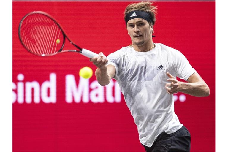 Der topgesetzte Alexander Zverev steht im Finale von Köln. Foto: Marius Becker/dpa