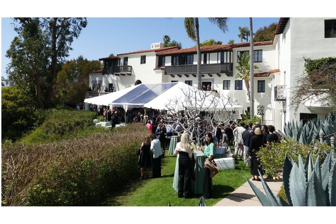 Der traditionelle Empfang für die deutschen Oscar-Anwärter in der Villa Aurora in Los Angeles.