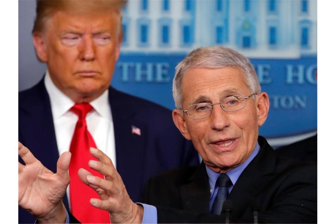 Der US-Immunologe Anthony Fauci will nicht länger für Wahlwerbung des US-Präsidenten Donald Trump herhalten. Foto: Carolyn Kaster/AP/dpa