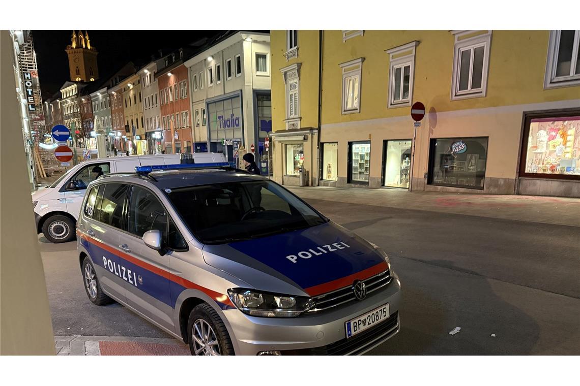 Der Verdächtige wurde im Zentrum von Villach festgenommen.