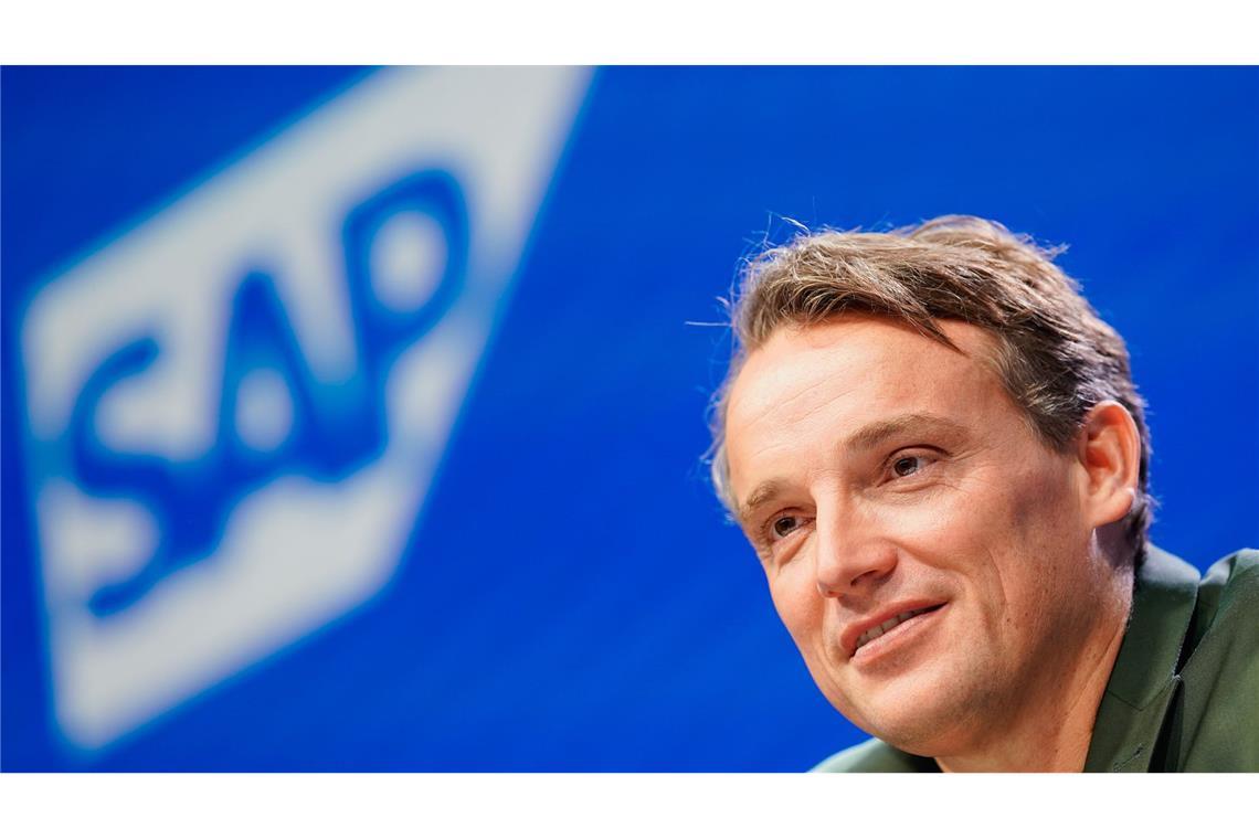 Der Vertrag von SAP-Chef Christian Klein wäre 2025 ausgelaufen und wurde nun bis 2028 verlängert. (Archivbild)