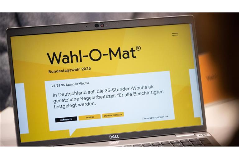 Der Wahl-O-Mat ist als neutrale Hilfe zum Abgleich der eigenen Position mit der der Parteien gedacht. (Symbolbild)