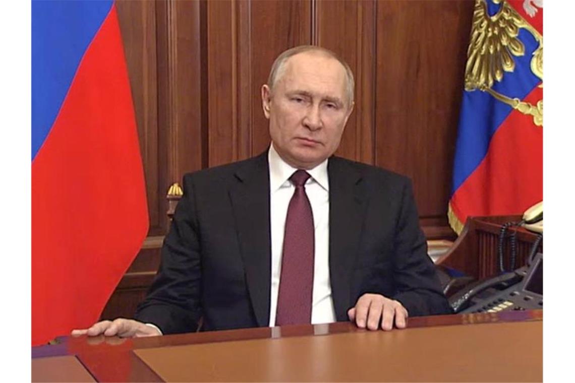 Putins internationale Unterstützer Der Westen versucht, Russlands Präsident Wladimir Putin zu isolieren, aus anderen Staaten kommt Zuspruch. Foto: --/Russian President Press Office/TASS/dpa