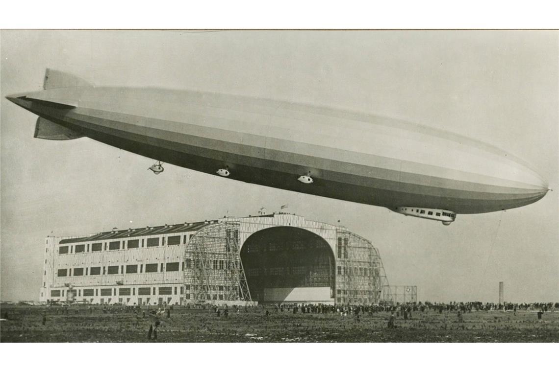 Der Zeppelin LZ126 landet am 15. Oktober 1914 in Lakehurst.