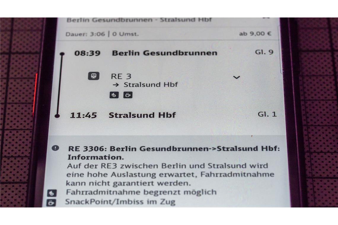 Derzeit gestört: Die Bahn-Buchungsapp DB Navigator. (Archivbild)