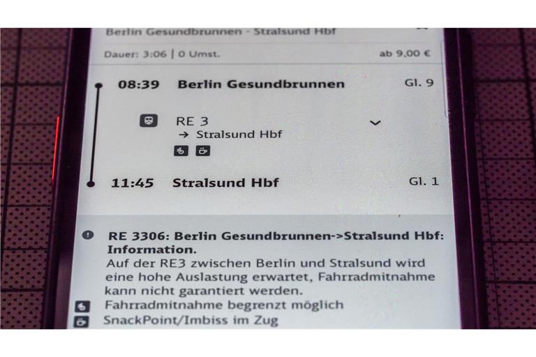 Derzeit gestört: Die Bahn-Buchungsapp DB Navigator. (Archivbild)