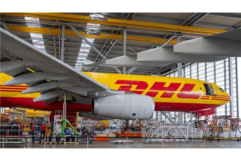 DHL-Flieger in Leipzig: Das Unternehmen hat die Sicherheitsmaßnahmen erhöht. (Archivbild)