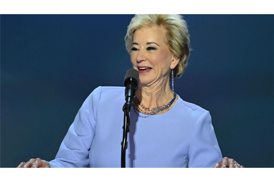 Die 76-jährige Linda McMahon wird Bildungsministerin unter Donald Trump.