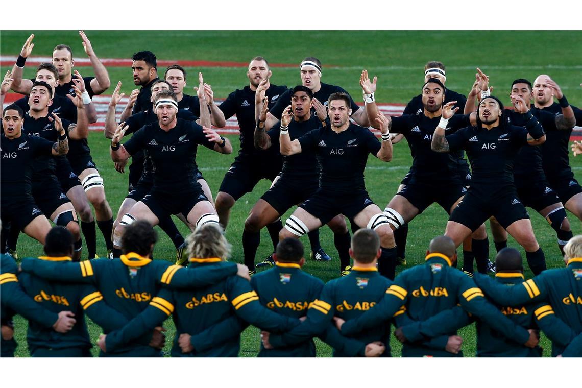 Die "All Blacks" performen vor jedem Spiel einen Haka. (Archivbild)