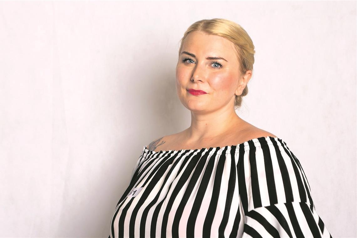 Sie will sich zeigen, anderen Mut machen Die Aufnahme zeigt Marta Schanz beim Casting für Miss Happy Curvy. „Eine gute Erfahrung“, sagt sie. Jetzt steht sie im Finale. Foto: www-schall-foto.de