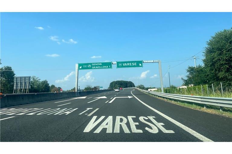 Die Autostrada zwischen Mailand und Varese war die erste moderne Autobahn der Welt.