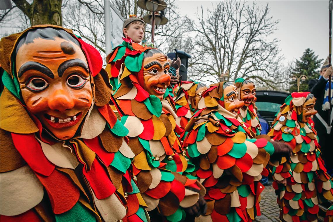 Die Batzenschmeißer sind aus der Weissacher Fasnet nicht wegzudenken. Archivfoto: Alexander Becher