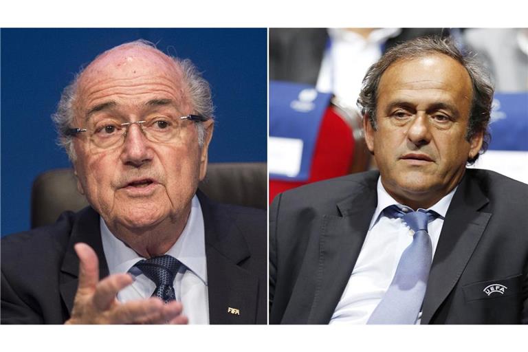 Die beiden Angeklagten Blatter und Platini wurden freigesprochen. (Archivbild)