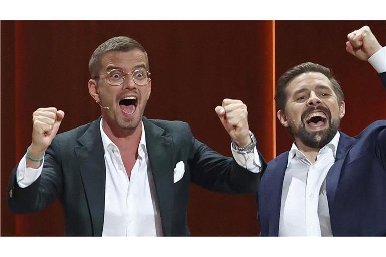 Die beiden Entertainer Joko und Klaas starten mit einer Neujahrsgala in das Jahr 2025. (Archivbild)