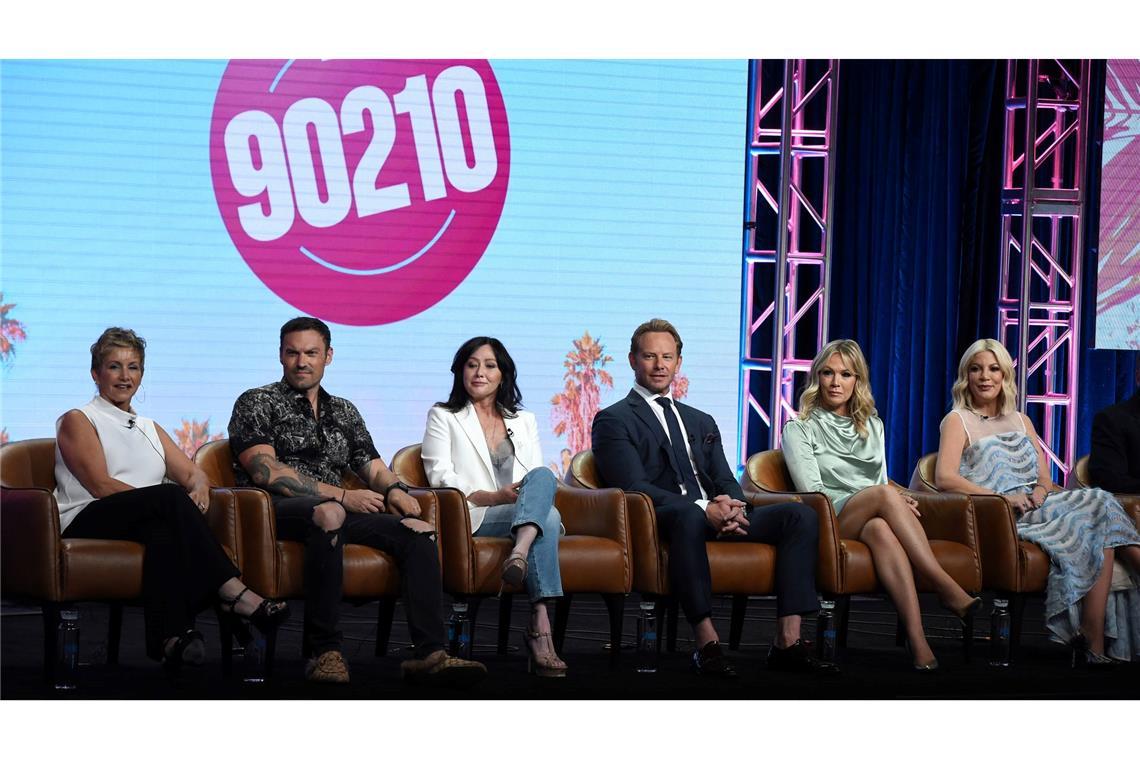 Die "Beverly Hills, 90210"-Stars kamen 2019 für eine Wiederauflage der Serie zusammen. (Archivbild)