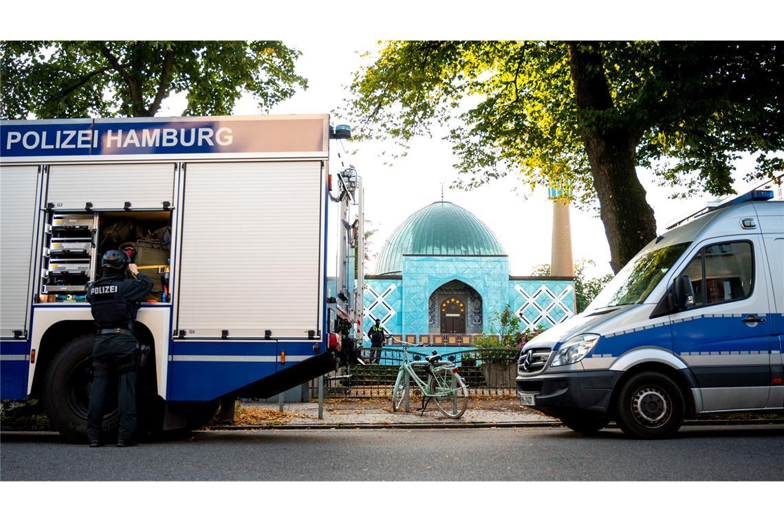 Die Blaue Moschee an der Außenalster in Hamburg wurde beschlagnahmt.