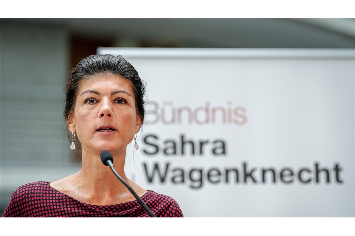 Die BSW-Vorsitzende Sahra Wagenknecht. (Archivbild)