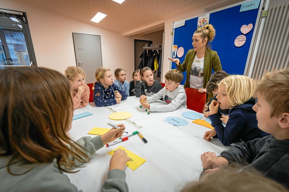 Die Burgstettener Kinder haben bereits Ideen für den Treff gesammelt. Foto: Alexander Becher