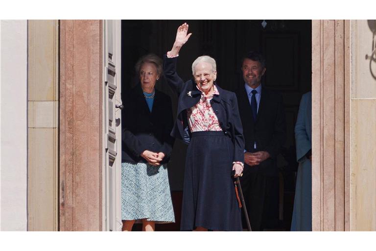 Die dänische Königin Margrethe ist nach einem Sturz im Krankenhaus (Archivbid).