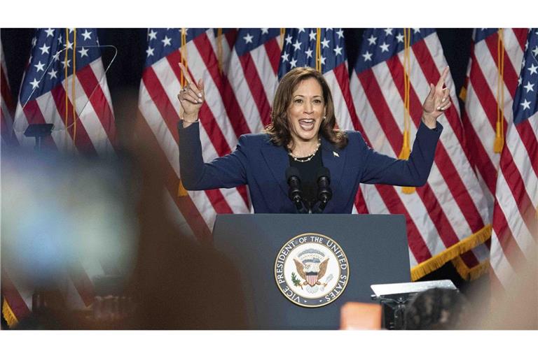 Die Demokraten schicken nun voraussichtlich Kamala Harris ins Rennen um das Präsidentenamt.