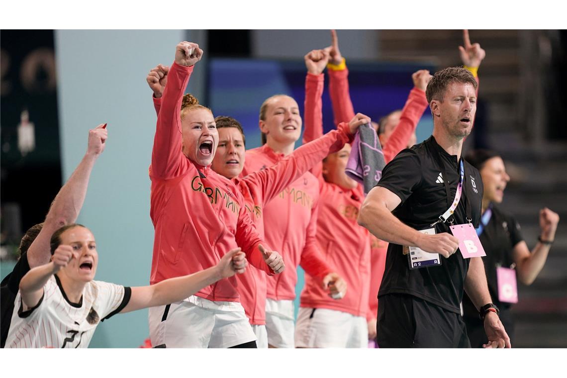 Die deutschen Handballerinnen jubelten gegen Südkorea zu selten.