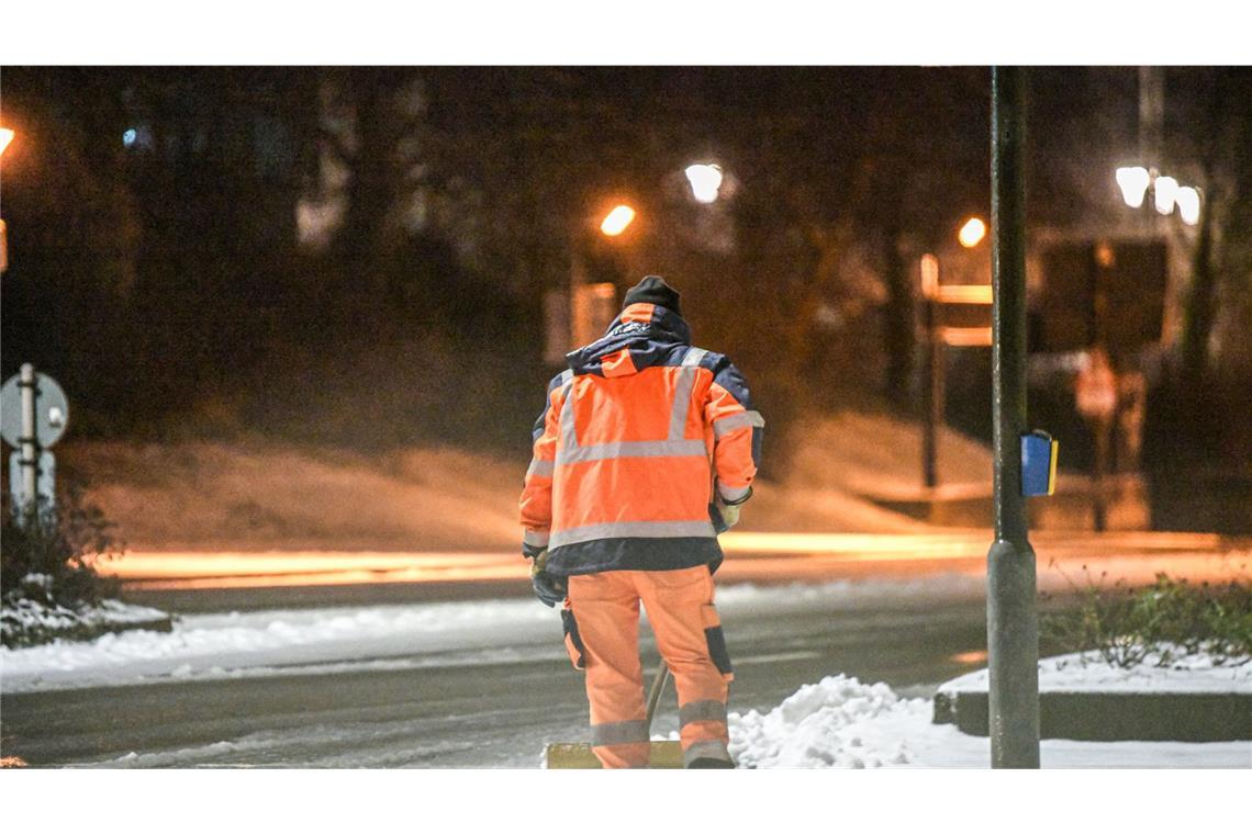 Die Einsatzkräfte hatten jede Menge zu tun – wie hier in Aalen.