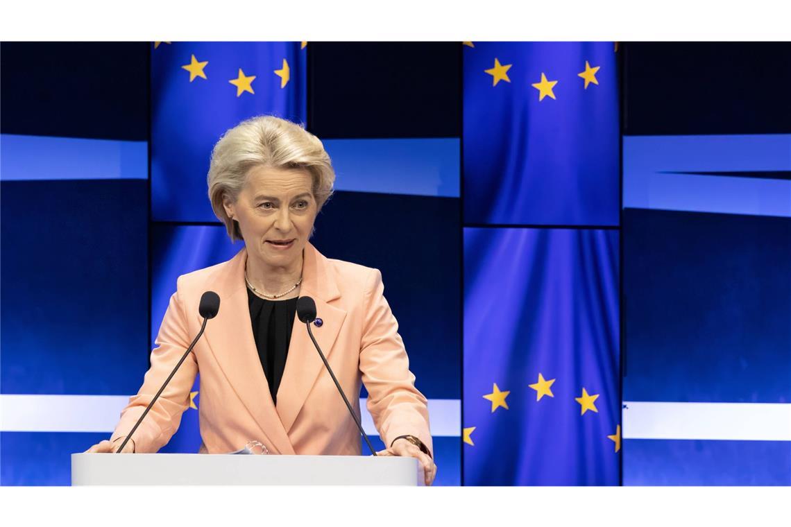 Die EU-Kommission um Präsidentin Ursula von der Leyen sagen den US-Konzernen den Kampf an.