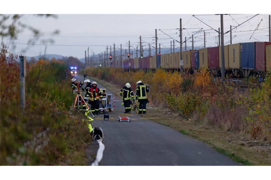 Die Feuerwehr war mit einem Großaufgebot im Einsatz.