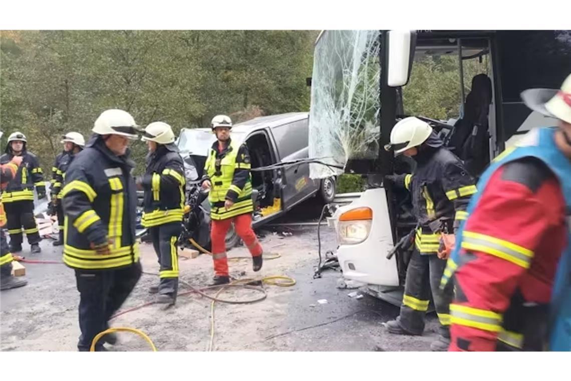 Die Feuerwehr war mit einem Großaufgebot vor Ort.