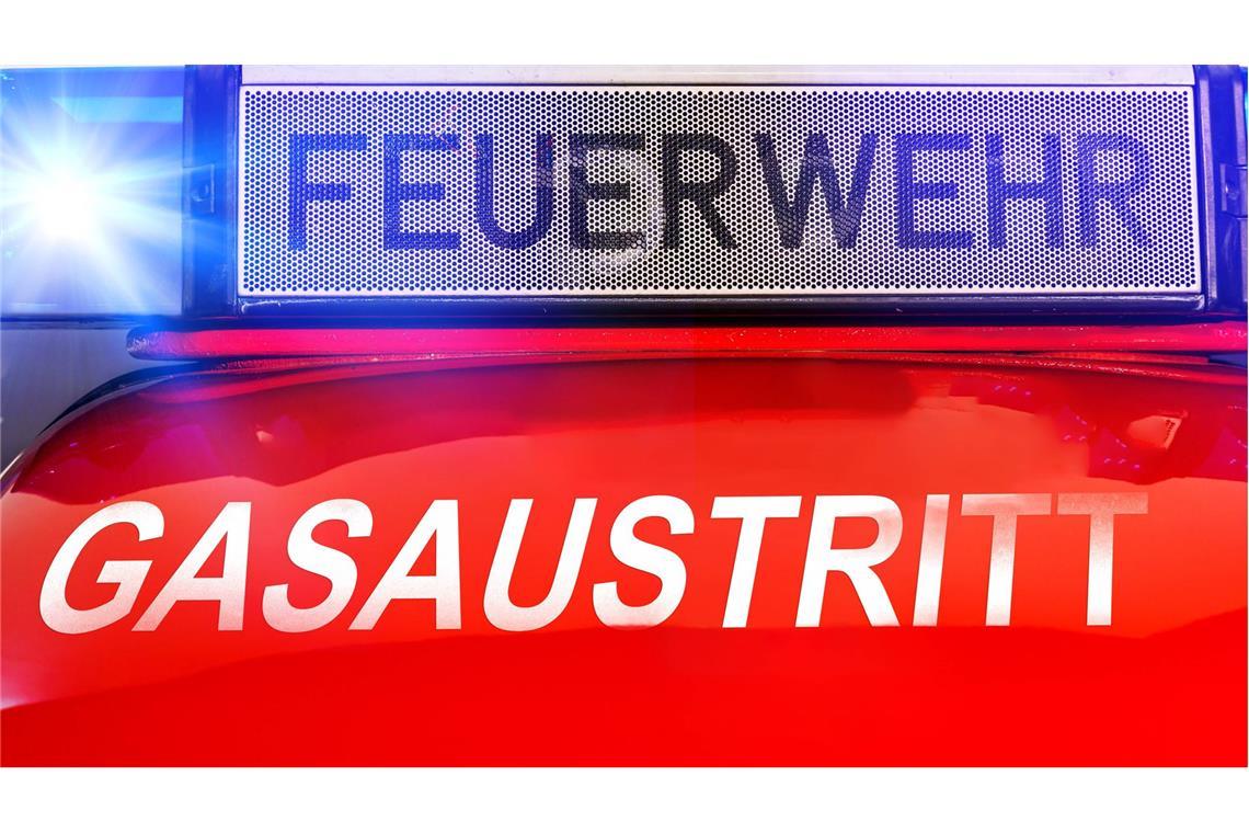 Die Feuerwehr war wegen eines Gaslecks im Einsatz.