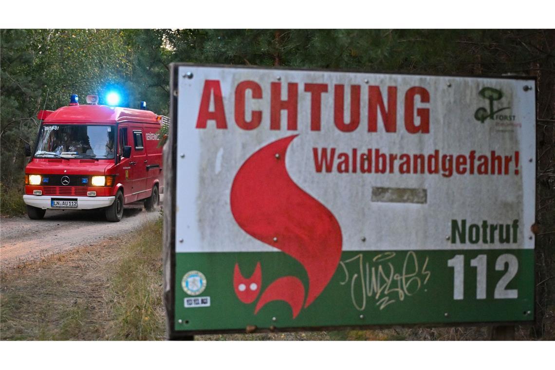 Die Feuerwehr warnte vor Ort. (Symbolbild)