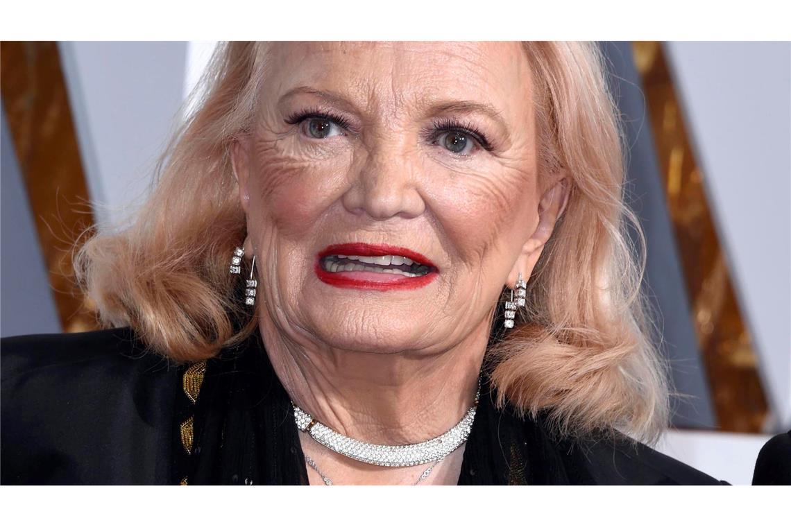 Die Filmwelt trauert um US-Schauspielerin Gena Rowlands