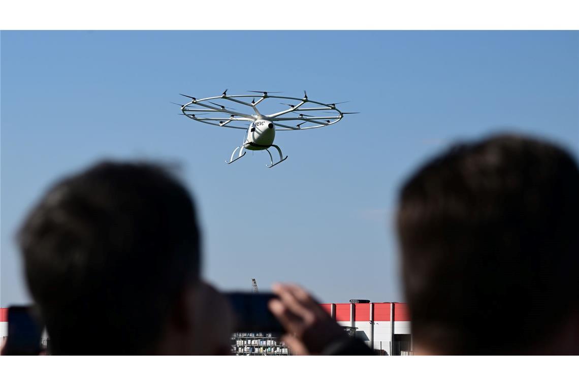 Die Flugtaxis von Volocopter sollen bei den Olympischen Spielgen zum Einsatz kommen.