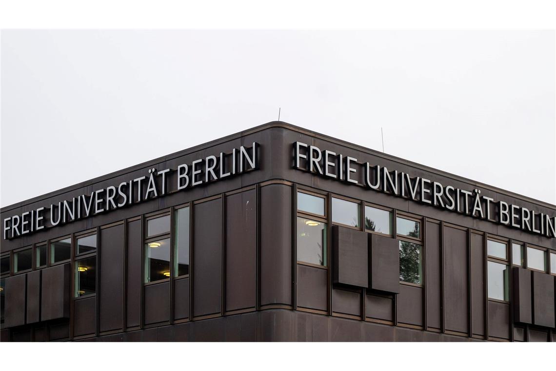 Die Freie Universität Berlin kündigte ein rasches Vorgehen an.