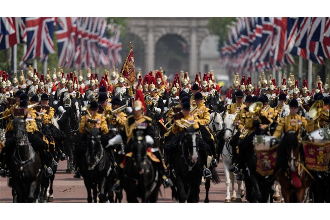 Die Geburtstagsparade für König Charles III. findet nicht an seinem eigentlichen Geburstag statt, sondern im Juni - da ist das Wetter besser (Archivbild).