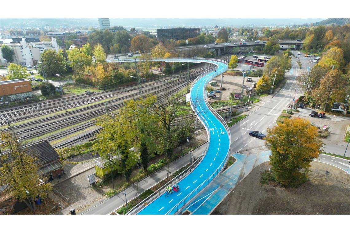 Die Heizung der Radbrücke West in Tübingen ist defekt. (Archivbild)