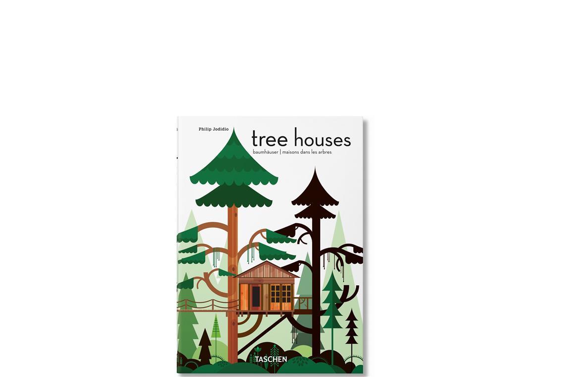 Die hier gezeigten Bilder stammen aus dem lesenswerten Buch von Philip Jodidio: Tree Houses/Baumhäuser/Maisons dans les Arbres, 512 Seiten mit zahlreichen Fotografien und Illustrationen, Taschen-Verlag, 20 Euro.