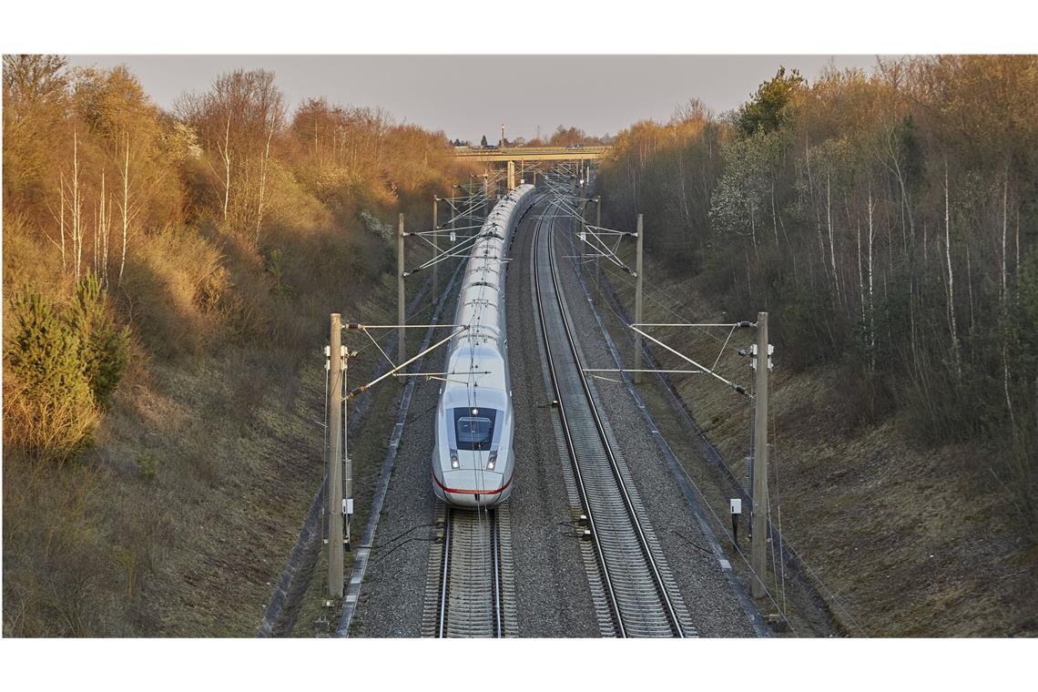 Die ICE-Strecke zwischen Mannheim und Stuttgart wird im Frühjahr  für sieben Wochen gesperrt.