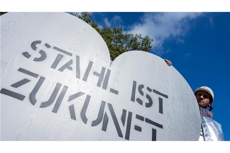 Die IG Metall sieht die Zukunft der deutschen Stahlindustrie in klimaneutral hergestelltem Stahl.