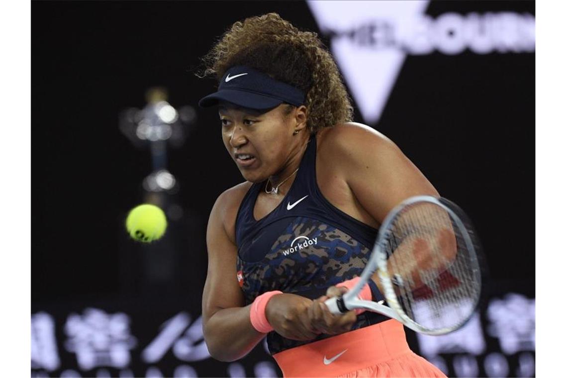 Osaka kürt sich zur Australian-Open-Siegerin Die Japanerin Osaka setzte sich im Finale in zwei Sätzen durch. Foto: Andy Brownbill/AP/dpa