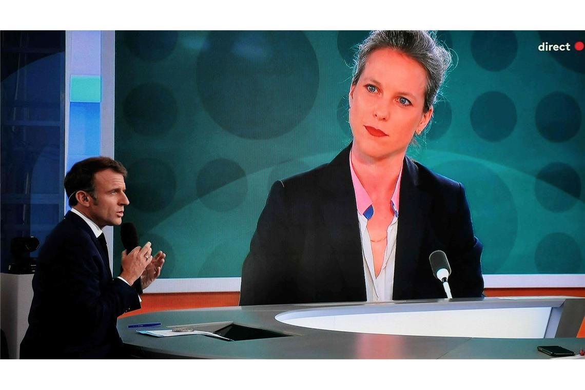 Die Kandidatin der Linken Castets hat Macron zunächst nicht zur Premierministerin ernannt.