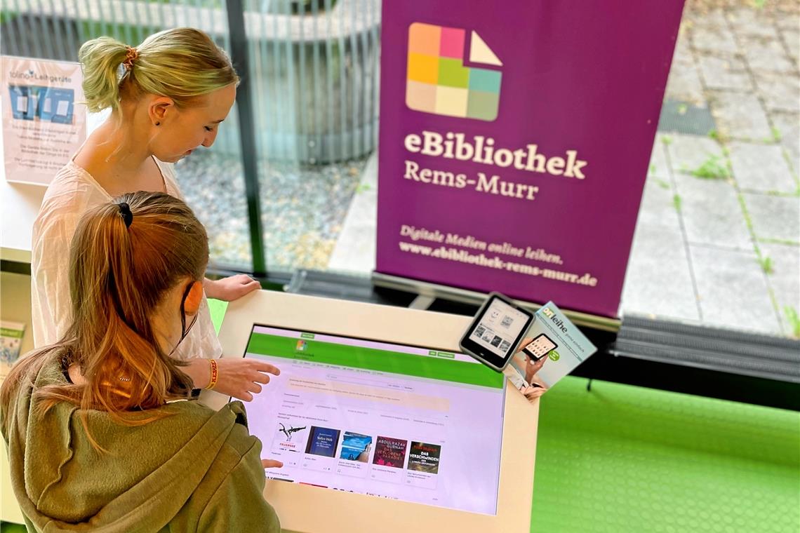 Zehn Jahre digitale Ausleihe im Rems-Murr-Kreis Die meisten Bibliotheken bieten eine digitale Ausleihe an. Foto: Stadtbücherei Waiblingen
